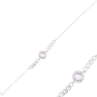 925 Ayar Gümüş Takı Seti  Zincir Detay