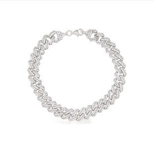 925 Ayar Gümüş Taşlı Gurmet Bileklik