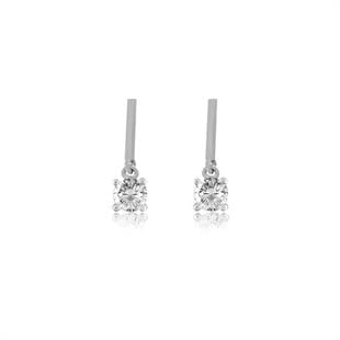 925 Ayar Gümüş Tektaş Küpe