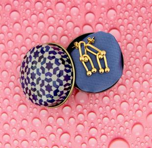 925 Ayar Gümüş Tiffany Model Küpe