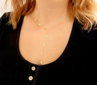 925 Ayar Gümüş Y Model İsimli Kolye