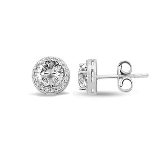 925 Ayar Gümüş Yuvarlak Küpe