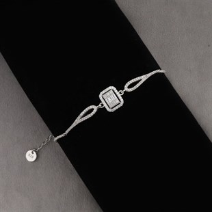 925 Ayar Gümüş Zarif Baget Bileklik