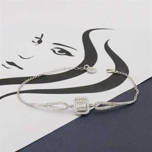 925 Ayar Gümüş Zarif Baget Bileklik