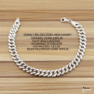 925 Ayar Gümüş Zarif Gurmet Bileklik