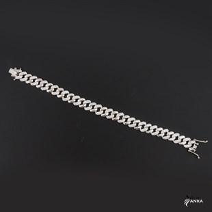 925 ayar Gümüş Zarif Gurmet Bileklik