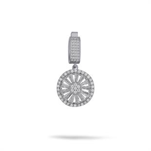 925 Ayar Gümüş Zirkon Taşlı Charm