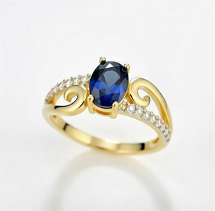 925 Ayar Gümüş Zirkon Taşlı Gümüş Yüzük