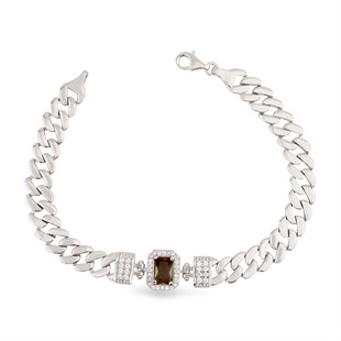 925 Ayar Gümüş Zultanıt Baget Bileklik