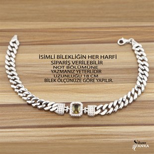 925 Ayar Gümüş Zultanıt Baget Bileklik