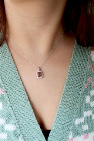 925 Ayar Gümüş Zultanit Baget Taşlı Takı Seti