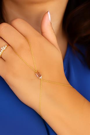 925 Ayar Gümüş Zultanit Baget Taşlı Trend Şahmeran