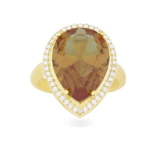 925 Ayar Gümüş Zultanit Hürrem Yüzük