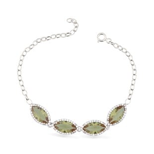 925 Ayar Gümüş Zultanit Taş Bileklik