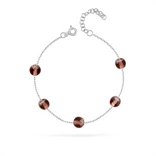 925 Ayar Gümüş Renk Değiştiren Zultanit Taşlı Bileklik