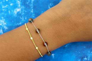 925 Ayar Gümüş Renk Değiştiren Zultanit Taşlı Bileklik