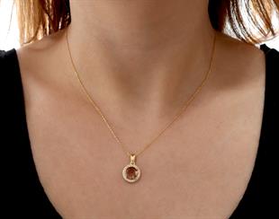 925 Ayar Gümüş Zultanit Yuvarlak Taşlı Takı Seti