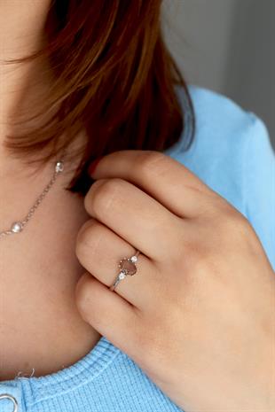 925 Ayar Gümüş Zultanit Taşlı Vintage Yüzük