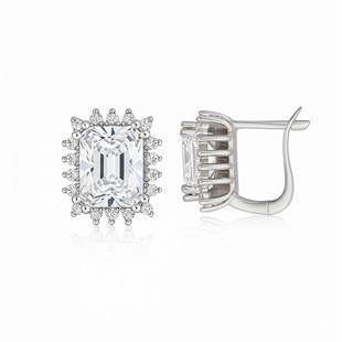 925 Ayar Rodyumlu Gümüş Küpe