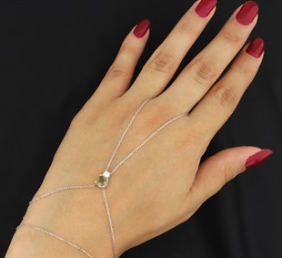 925 Ayar Zultanit Kare Tektaş Şahmeran Bileklik