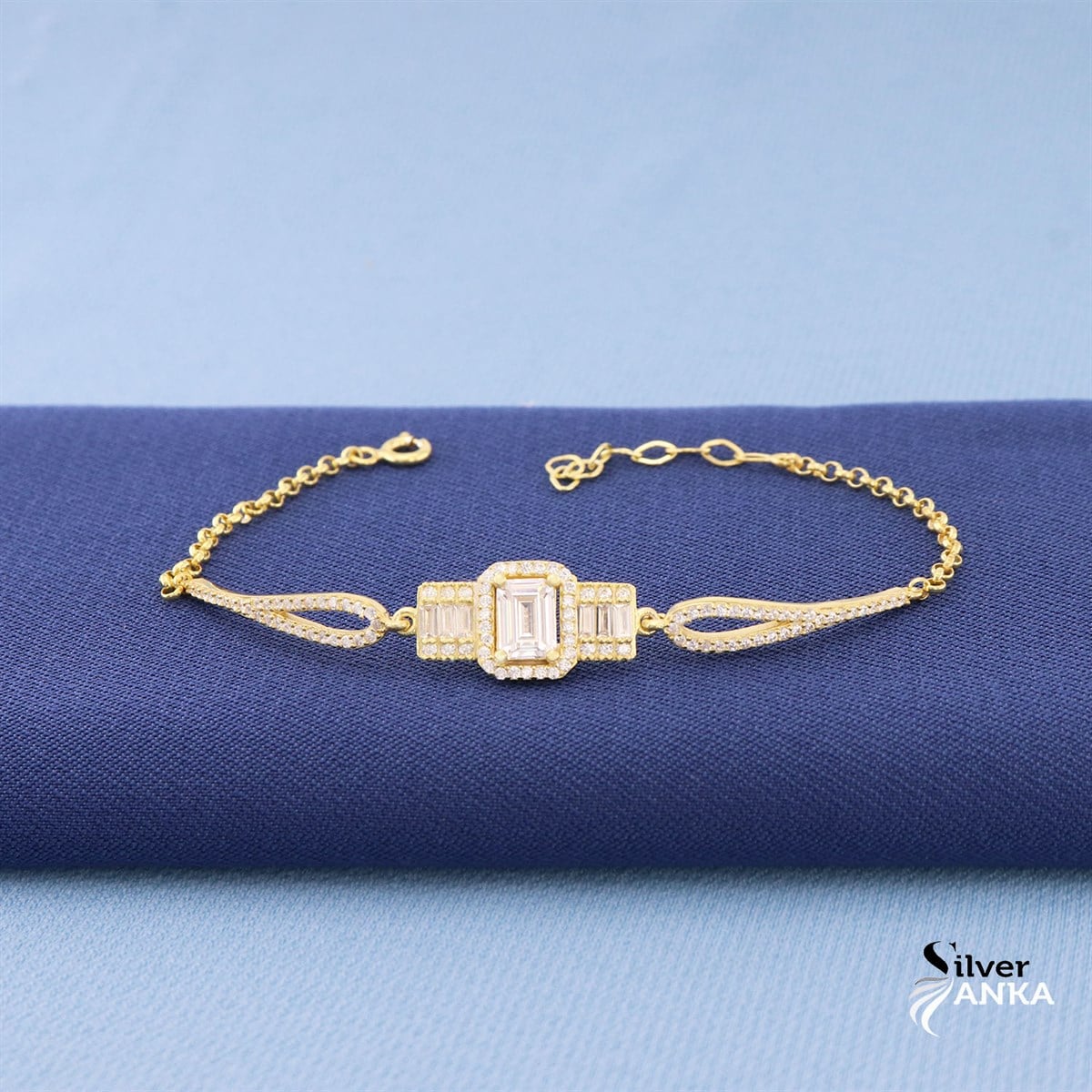 925 Ayar Baget Gold Bileklik