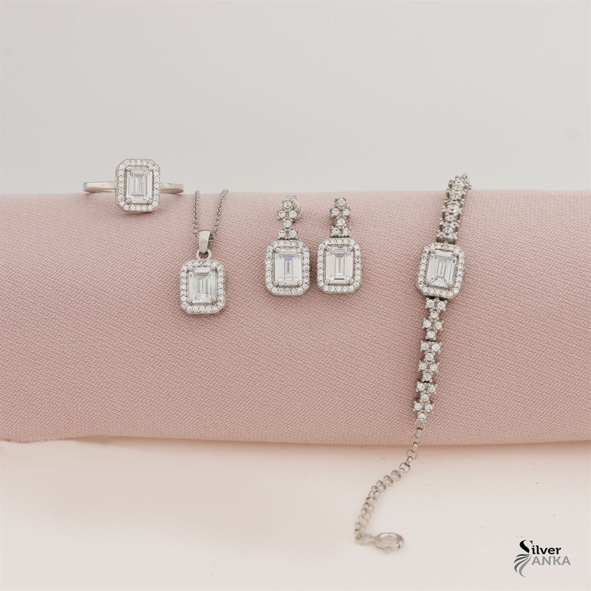 925 Ayar Baget Zarif Set