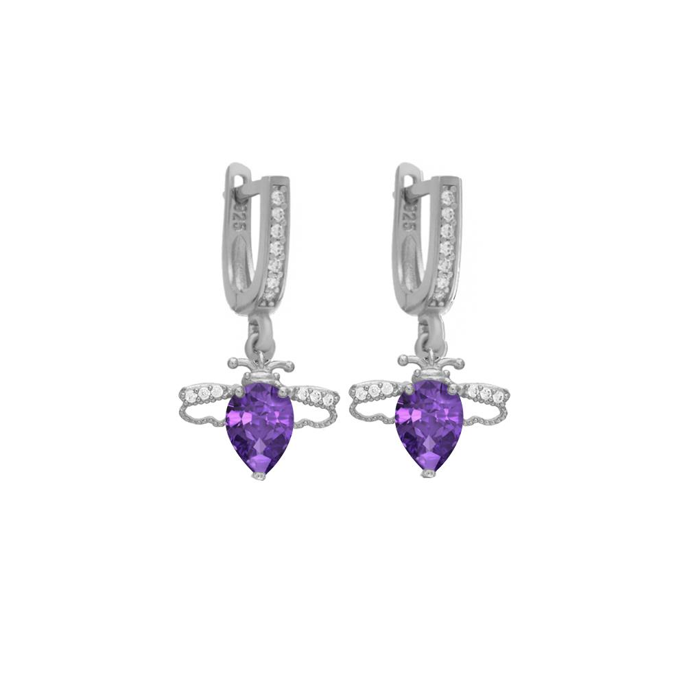 925 Ayar Gümüş Arı Küpe