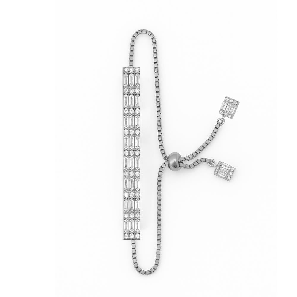 925 Ayar Gümüş Asansörlü Baget Bileklik