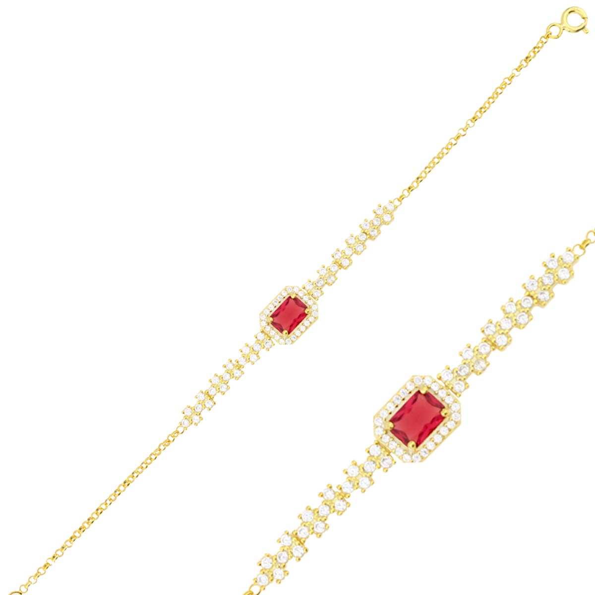 925 Ayar Gümüş Baget Bileklik