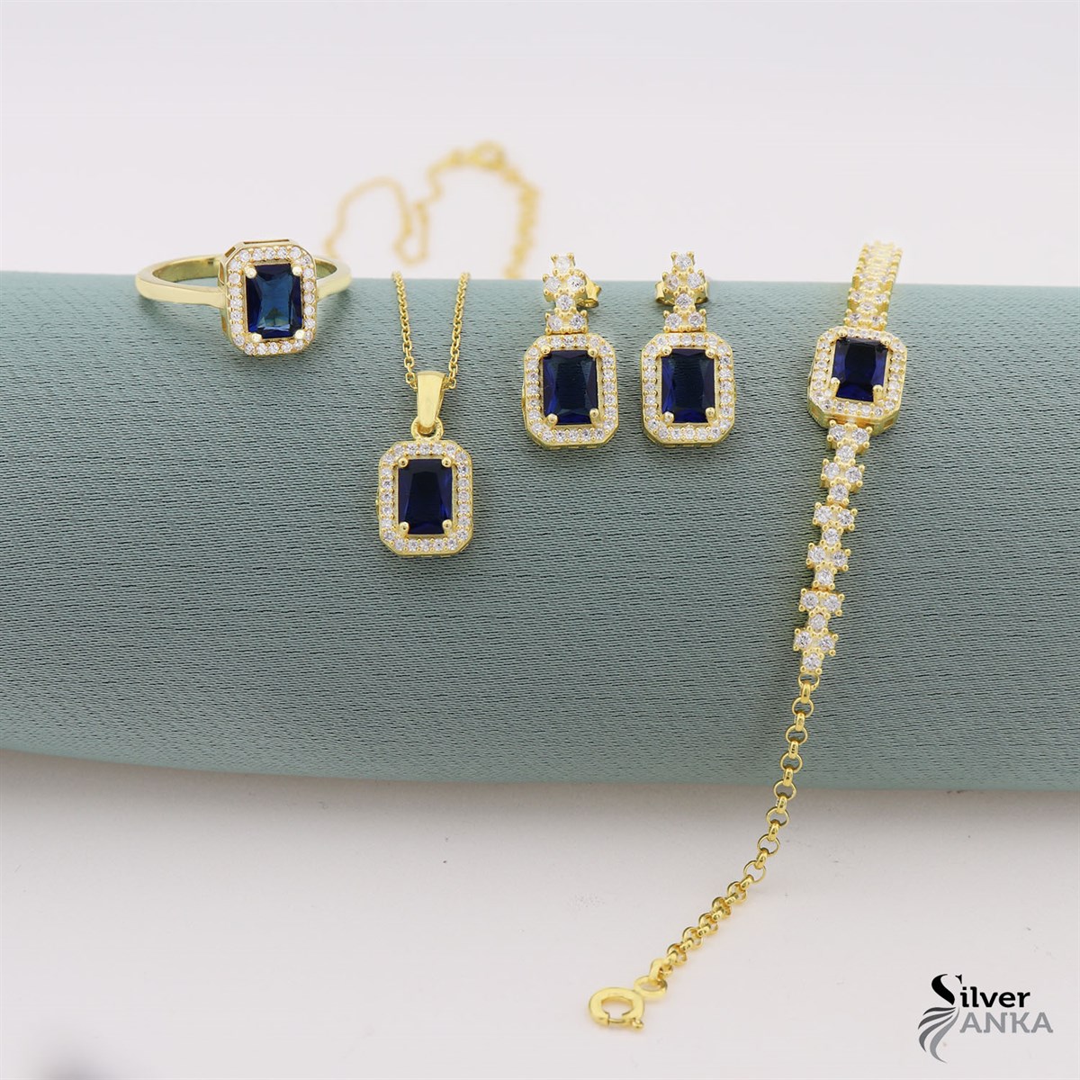 925 Ayar Gümüş Baget Şık Set