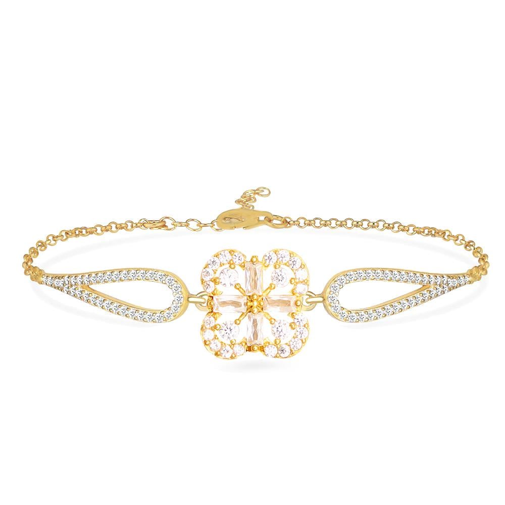 925 Ayar Gümüş Çiçek Bileklik