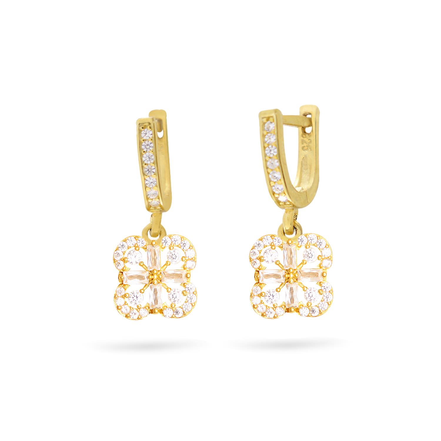 925 Ayar Gümüş Çiçek Küpe