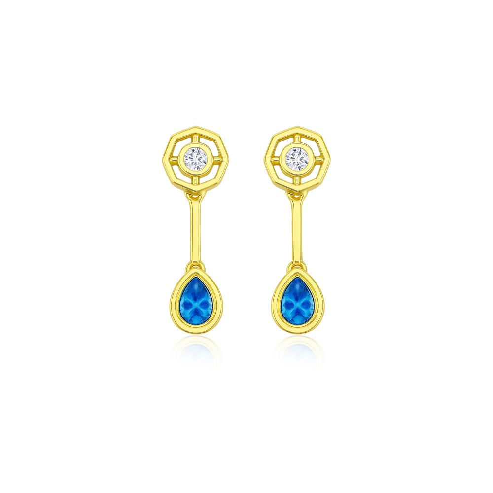 925 Ayar Gümüş Emeralight Küpe