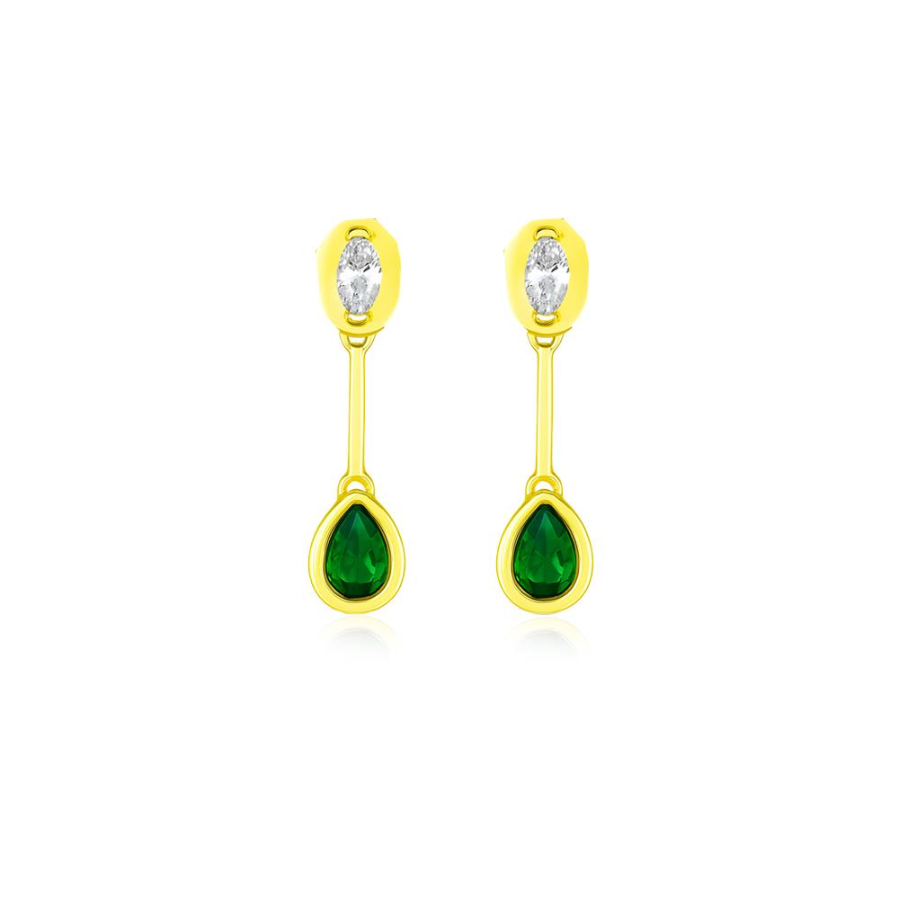 925 Ayar Gümüş Emeralight Küpe