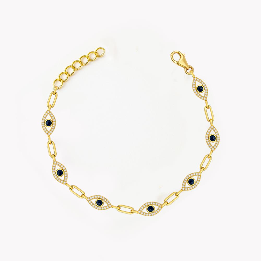 925 Ayar Gümüş Nazar Göz Detaylı