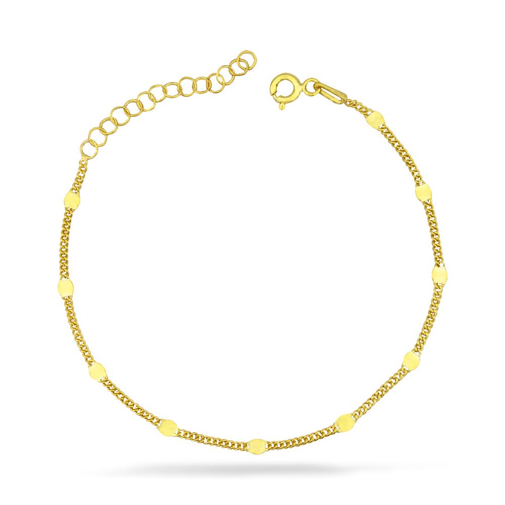 925 Ayar Gümüş Pullu Gurmet Bileklik