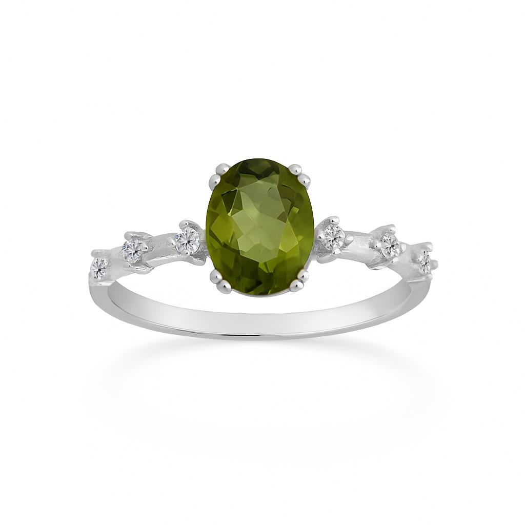 925 Ayar Gümüş Renk Değiştiren Zultanit Taşlı Vintage Yüzük