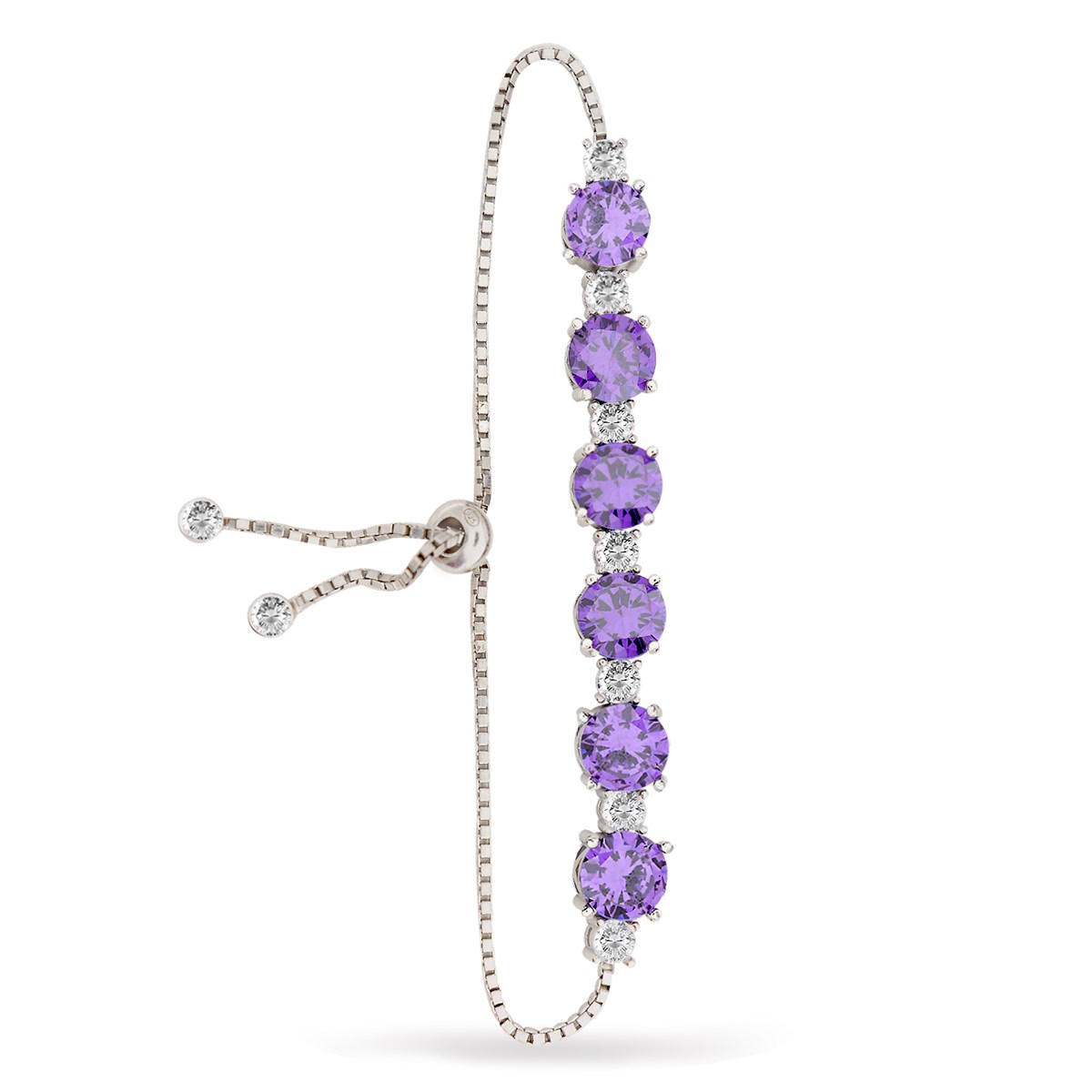 925 Ayar Gümüş Rodyum Kaplama Asansörlü Bileklik