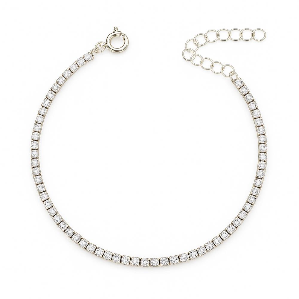 925 Ayar Gümüş Rodyumlu Su Yolu Bileklik