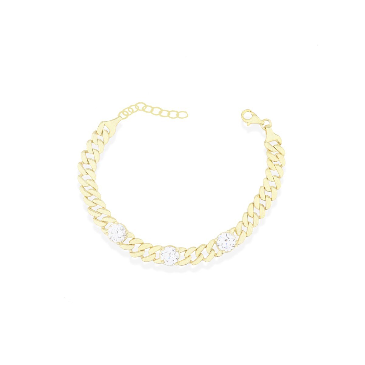 925 Ayar Gümüş Şık Zincir Bileklik