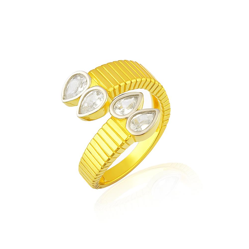 925 Ayar Gümüş Sophia Damla Yüzük