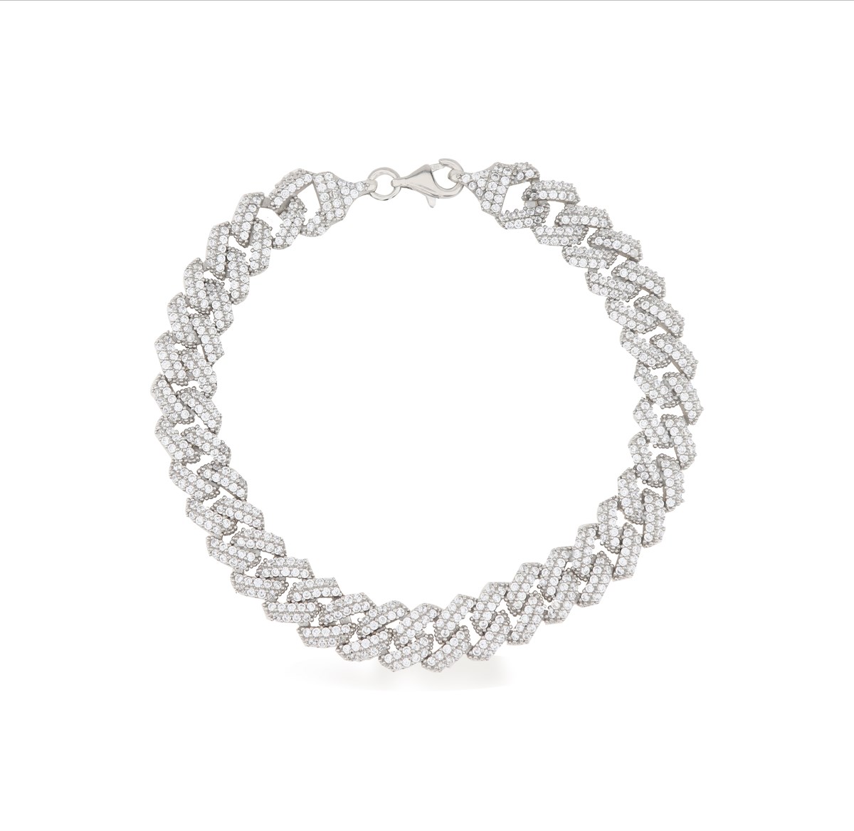 925 Ayar Gümüş Taşlı Gurmet Bileklik