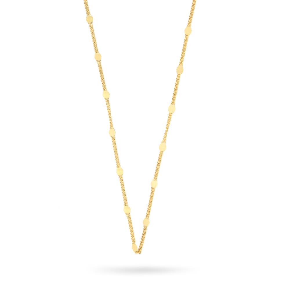 925 Ayar Gümüş Yaldızlı Pullu Gurmet Zincir