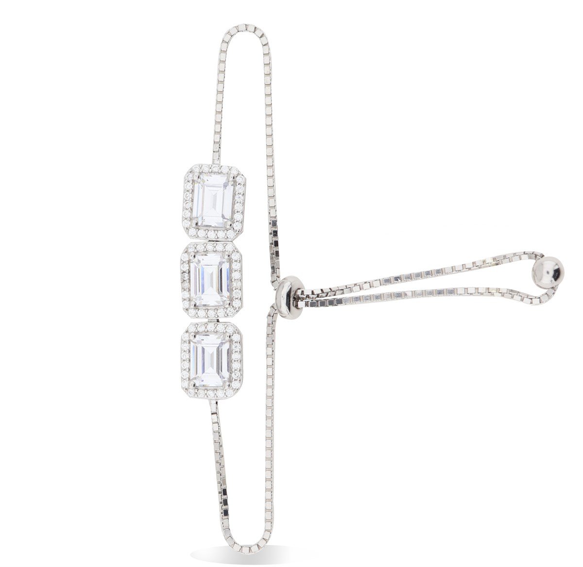 925 Ayar Gümüş Zarif Asansörlü Bileklik