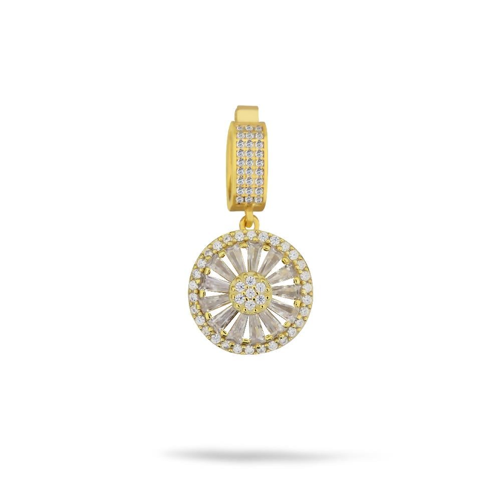 925 Ayar Gümüş Zirkon Taşlı Charm