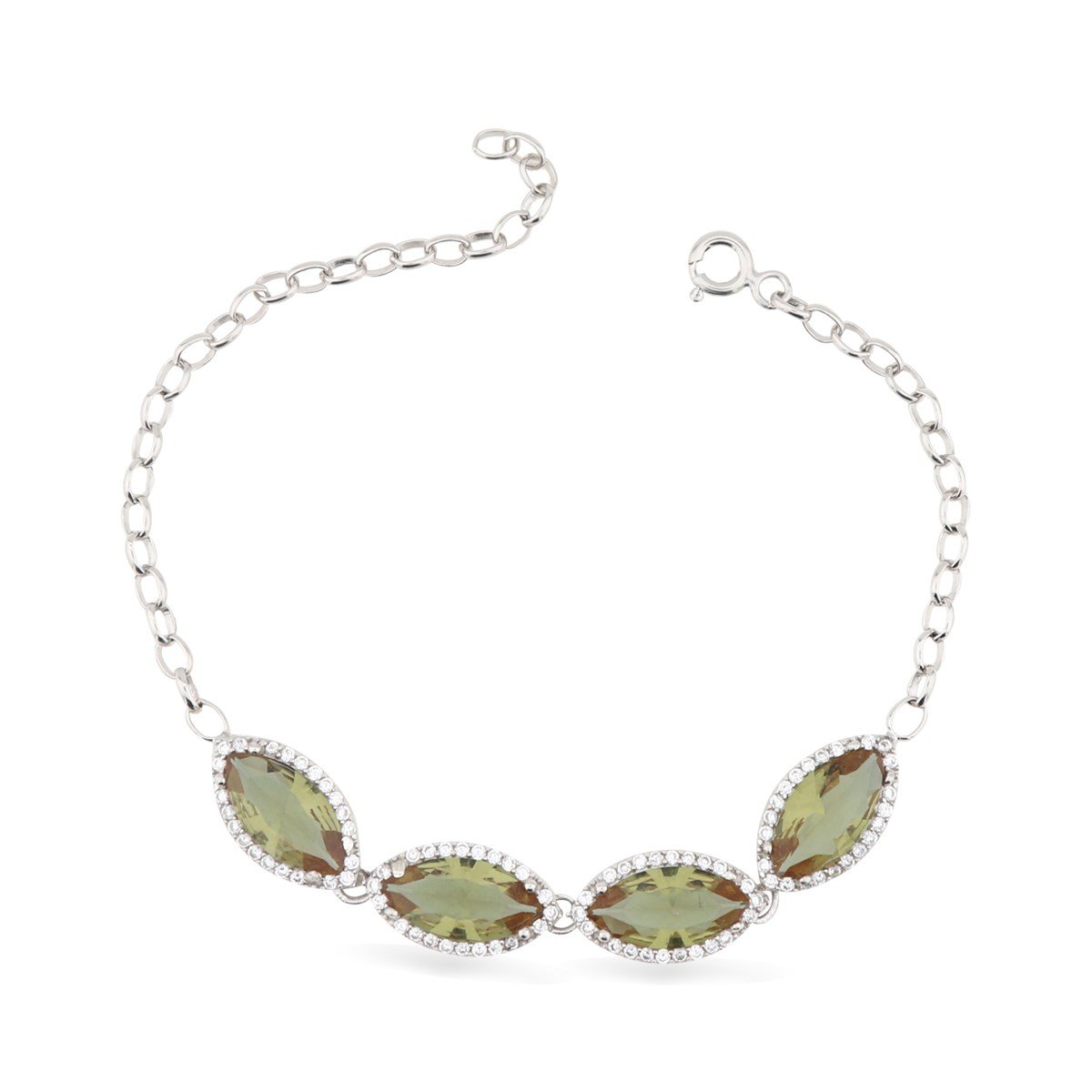 925 Ayar Gümüş Zultanit Taş Bileklik