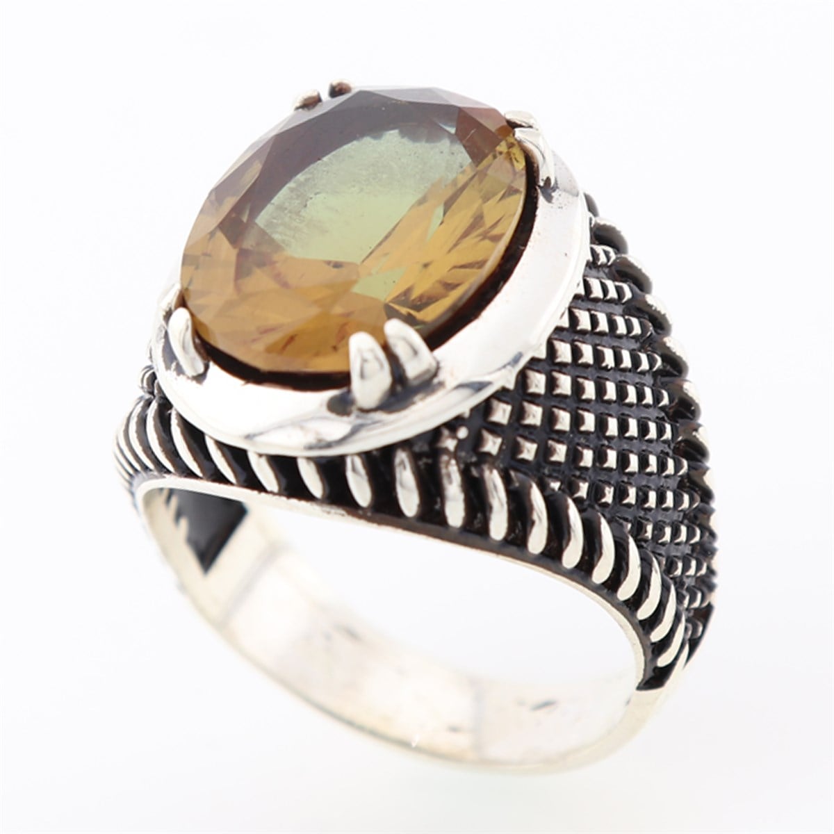 Zultanit taşlı yüzük