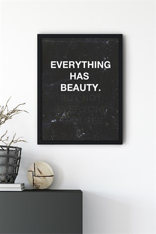 Beauty Motto Poster