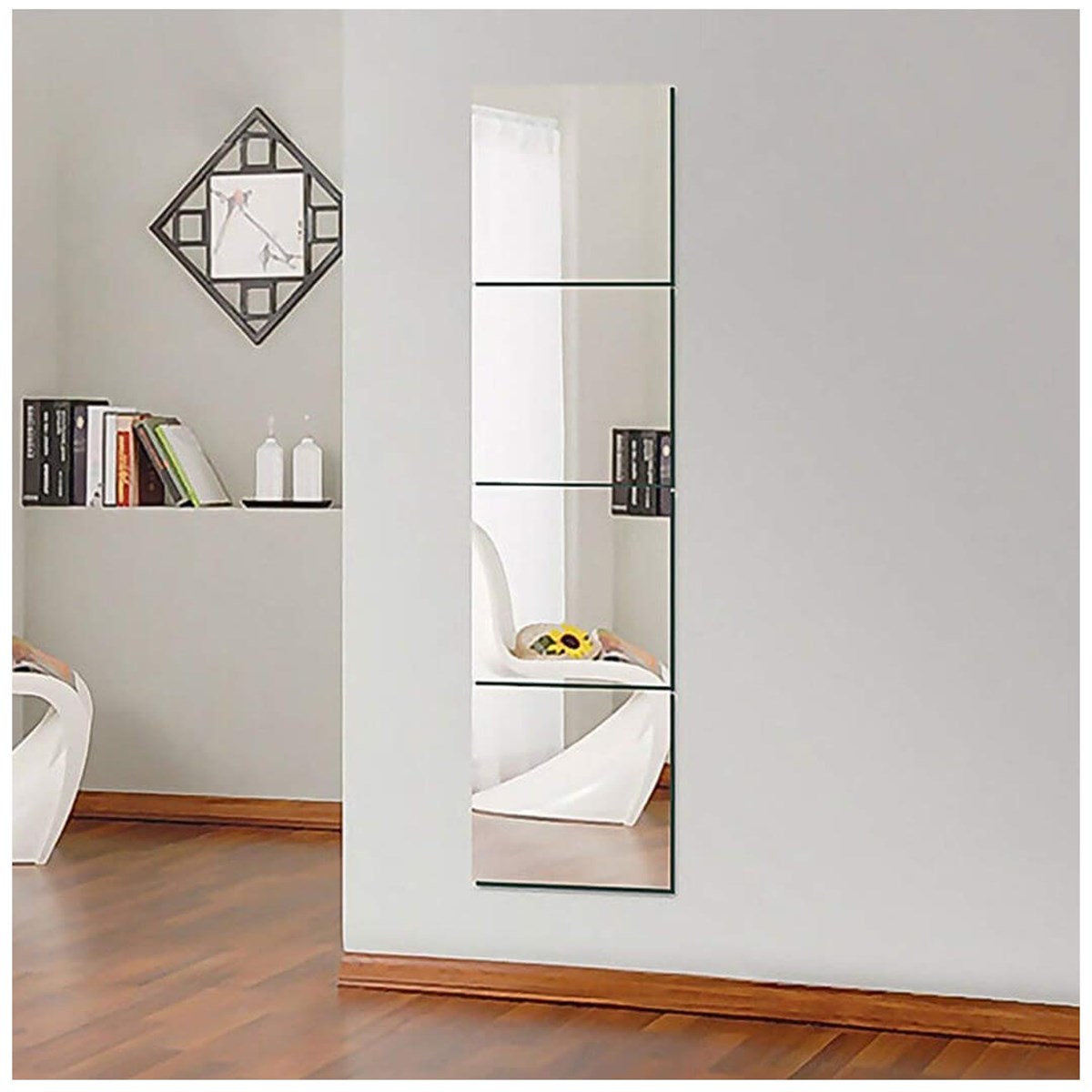 4 Piece Decorative Mirror (30x30cm) | Fekare