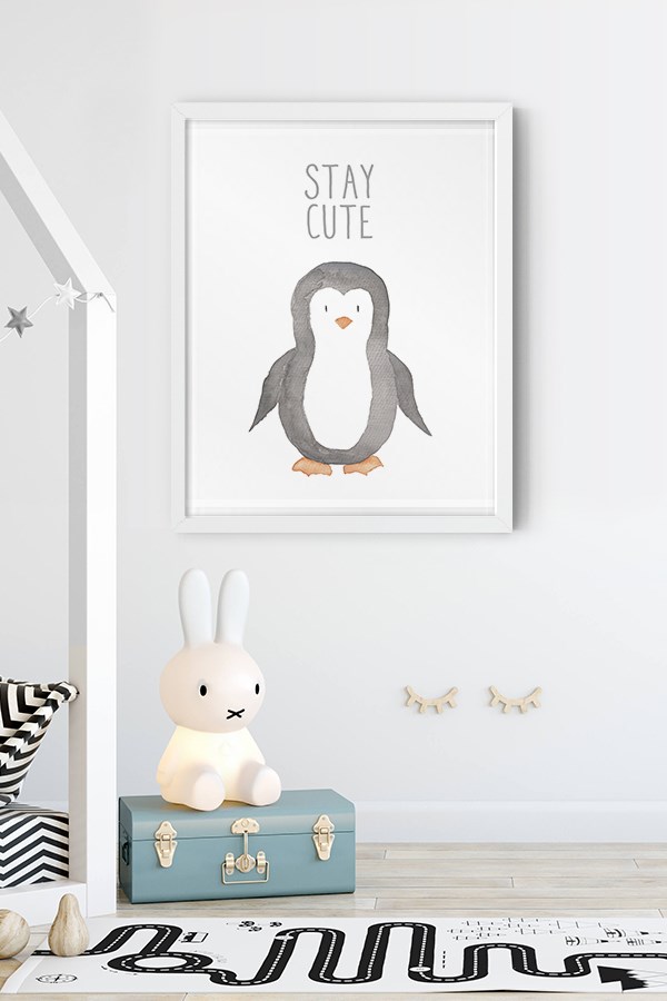 Penguin Nursery Room Poster